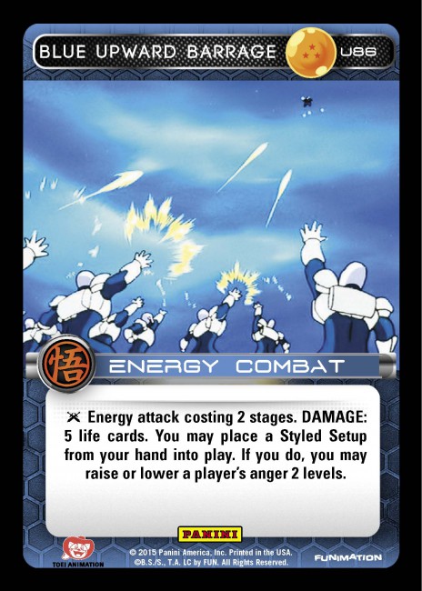 Blue Upward Barrage (FOIL)